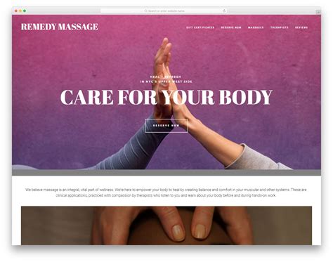 best massage website|16 Best Massage Websites Design To Inspire 2024.